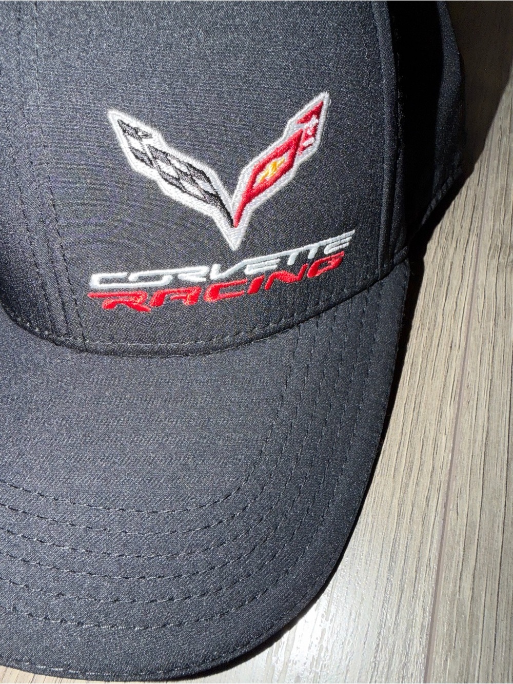 Corvette Racing Black Embroidered Performance Cap - Picture 4 of 8